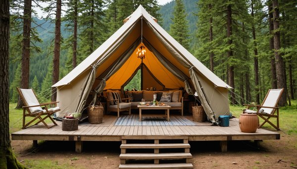 Camping de luxe : comment allier confort et nature