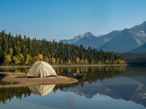 camping bord de l'eau